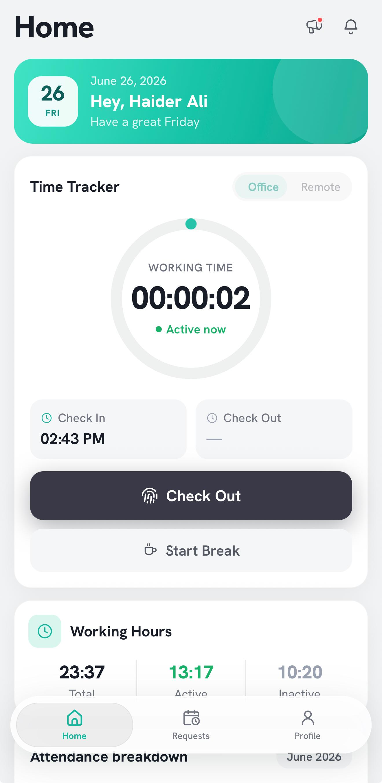 Crootive mobile app